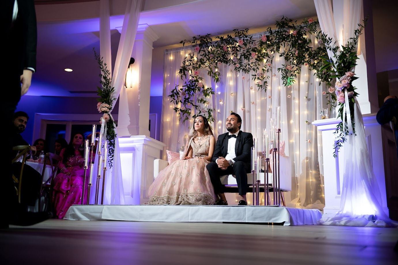 staging rental for wedding