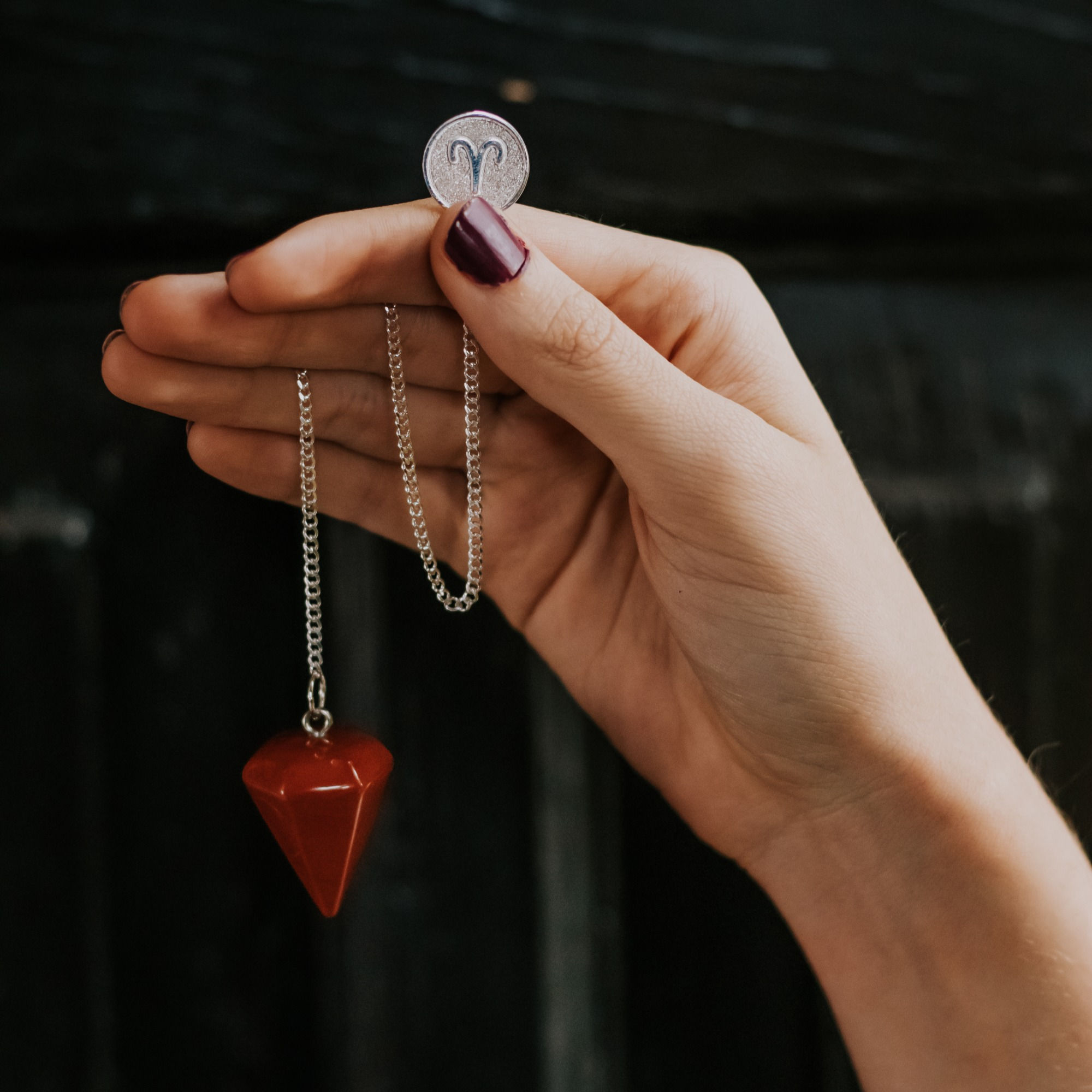 Péndulo Aries | Plata