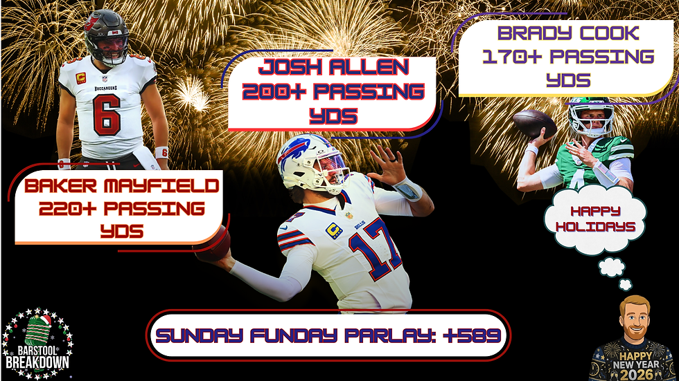 Week 17: Sunday Funday Parlay & Cool Bets