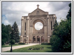 ce qu'il reste de la cathédrale de Saint-Boniface
