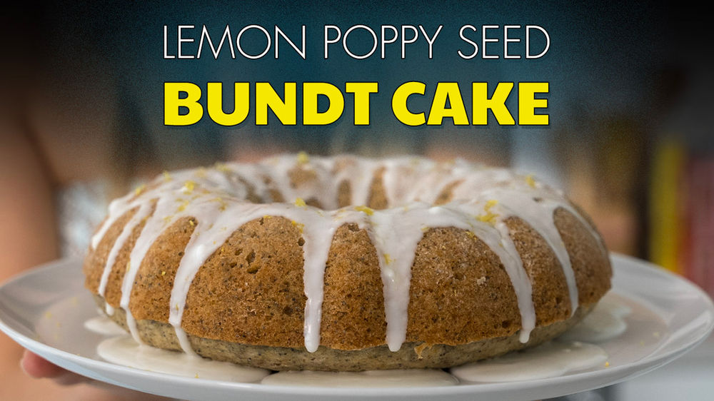 Vegan Lemon Poppy Seed Bundt Cake