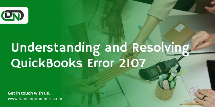 QuickBooks error 2107