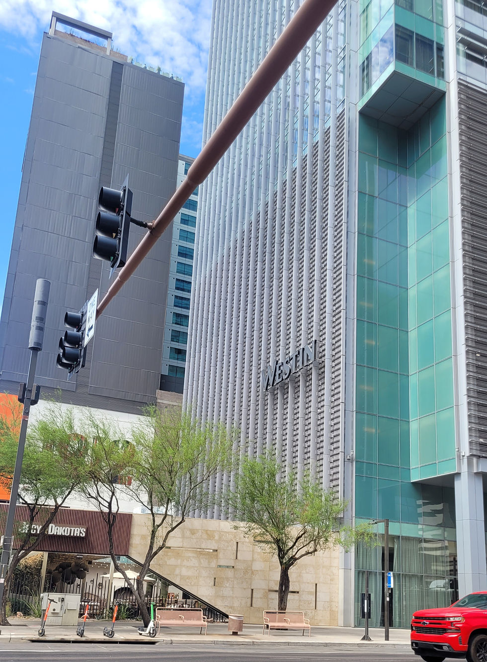 Michele Roys trip to Phoniex, and some of the buildings she saw.