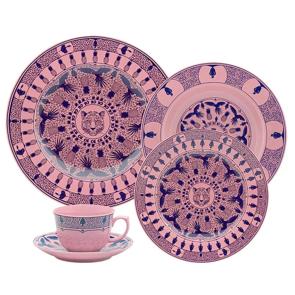 Aparelho de Jantar/CHa 30 Pcs - Terra Brasilis Revoada