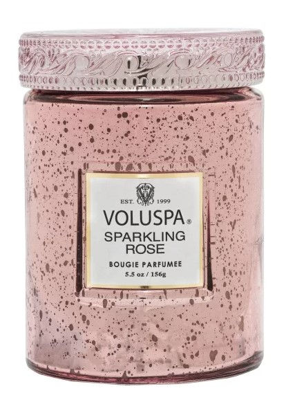 Miniatura: Mini Vela Pote Vidro Sparkling Rose 50H Voluspa