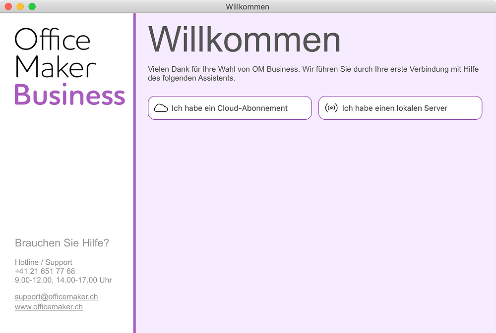 Der Verbindungsassistent