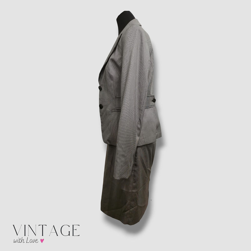 Thumbnail: Mango Suit Grey 2-Piece Suit - Size EUR 42 (M/L)