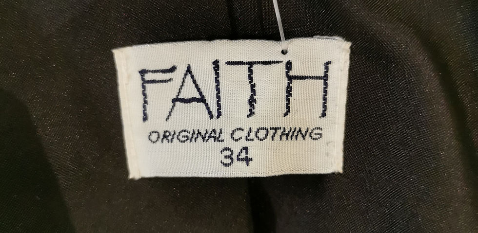 Thumbnail: Faith Original Clothing Black & white Blazer - Size 34 (M)