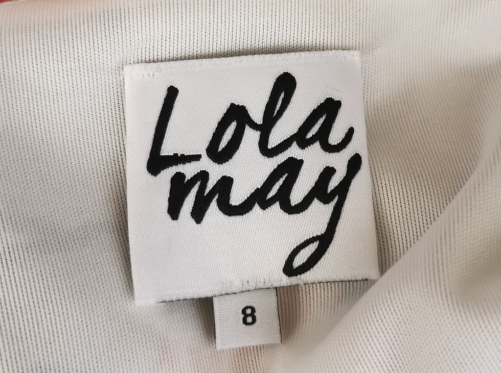 Thumbnail: Lola May Multi-Colour Thin Straps Short Dress - Size M