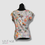 Thumbnail: Born In Mauritius Grey Floral Blouse - Size Estimate M