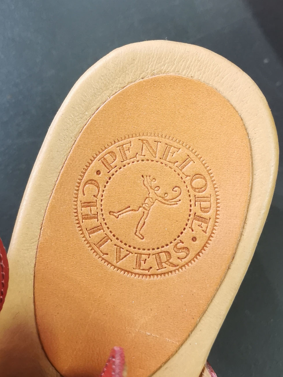 Thumbnail: Penelope Chilvers Red Sling Back Block Heel - Size 4