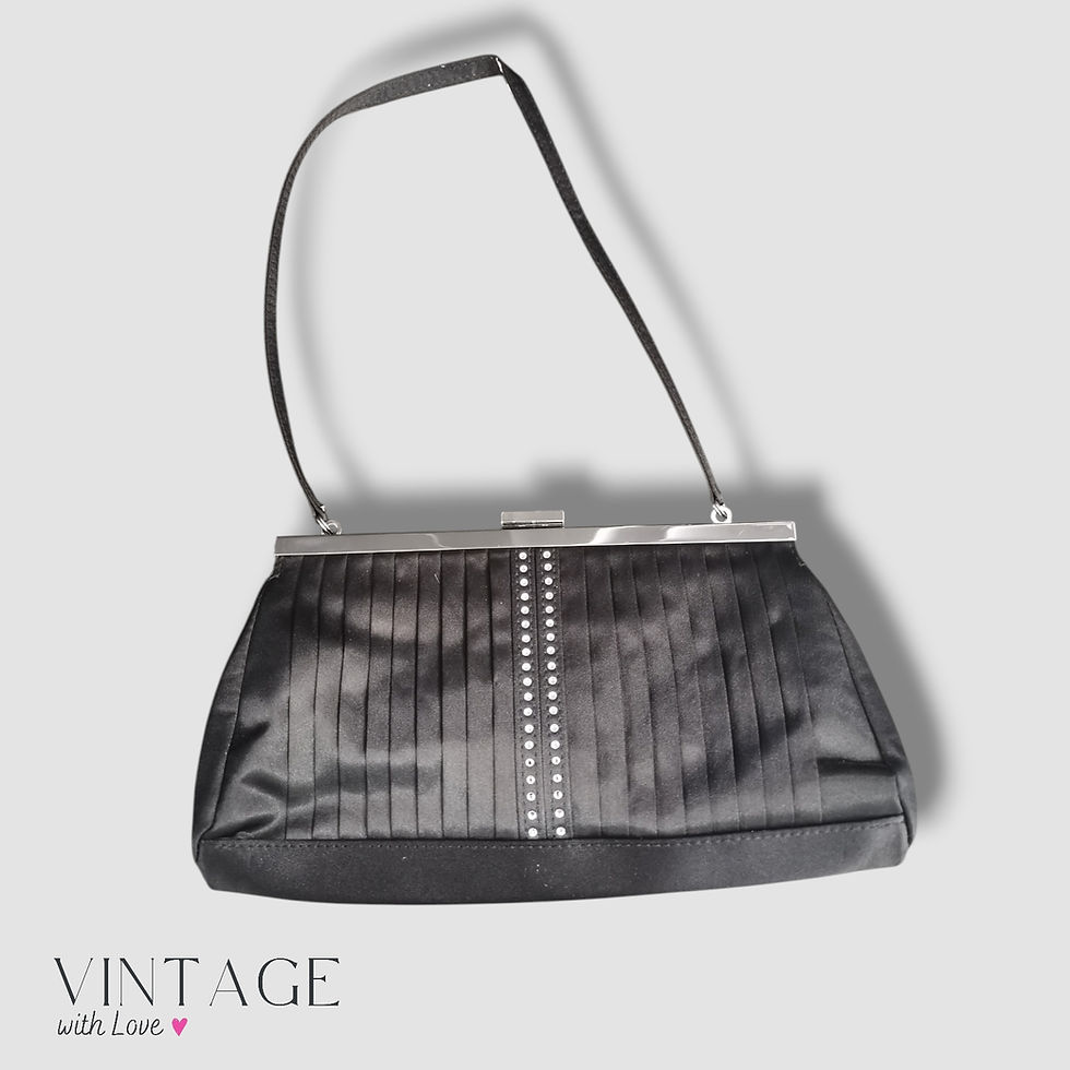 Thumbnail: Black and Silver Shoulder Bag