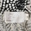 Thumbnail: Zizi's Black & White Abstract Top With a Touch of Colour - Size M