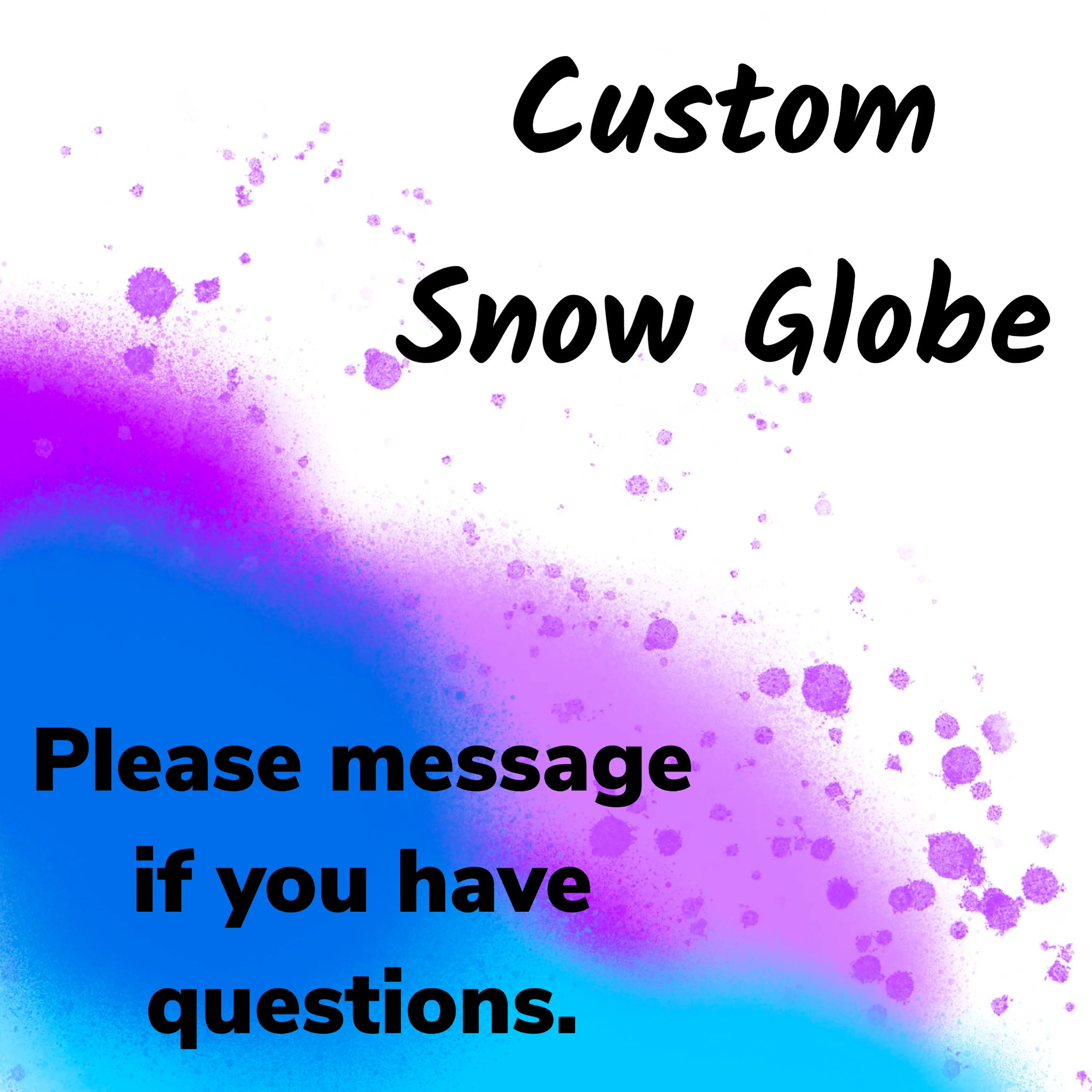 Custom Snow Globe Tumbler 