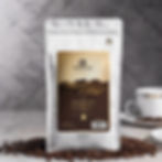 specialty blend of vietnamese coffee bag of 500gr with a luxurious background
