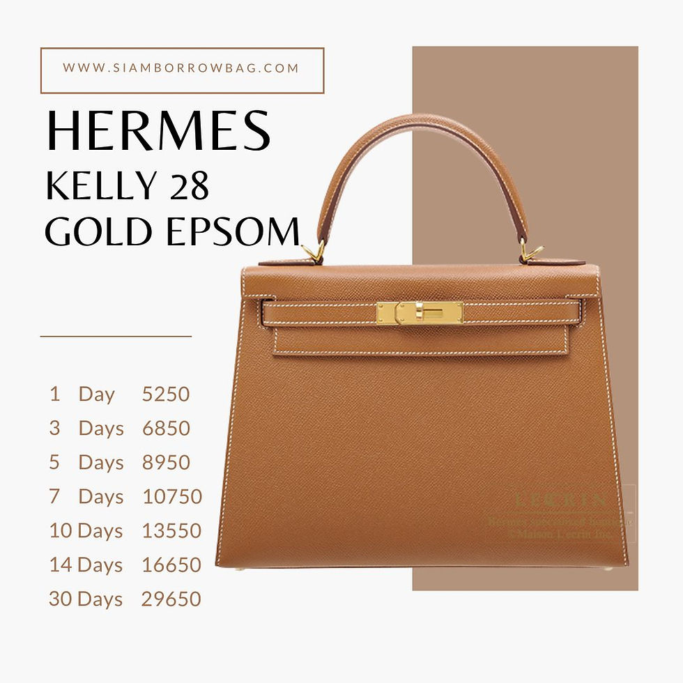 ภาพขนาดย่อ: HER001 : HERMES KELLY 28 LIGHT GOLD