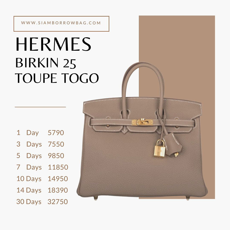 ภาพขนาดย่อ: HER043 :  HERMES BIRKIN 25 Togo - TOUPE