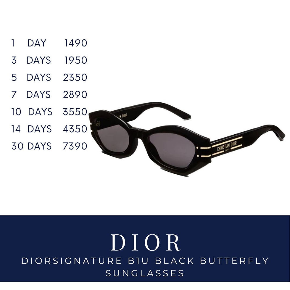 ภาพขนาดย่อ: CD047  : DIOR DIORSIGNATURE B 1U Black Butterfly SUNGLASSES