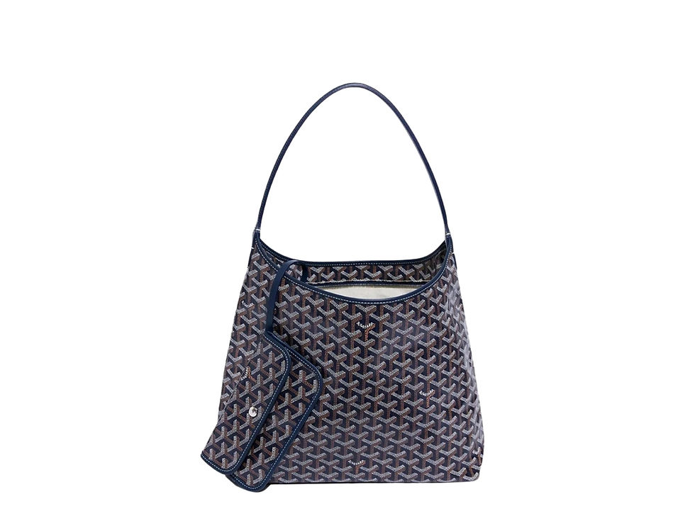 ภาพขนาดย่อ: GOY007 : GOYARD Boheme HOBO Navy Blue