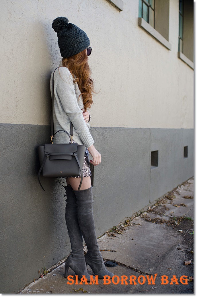 ภาพขนาดย่อ: CEL012 : CELINE MICRO BELT BAG - Grey