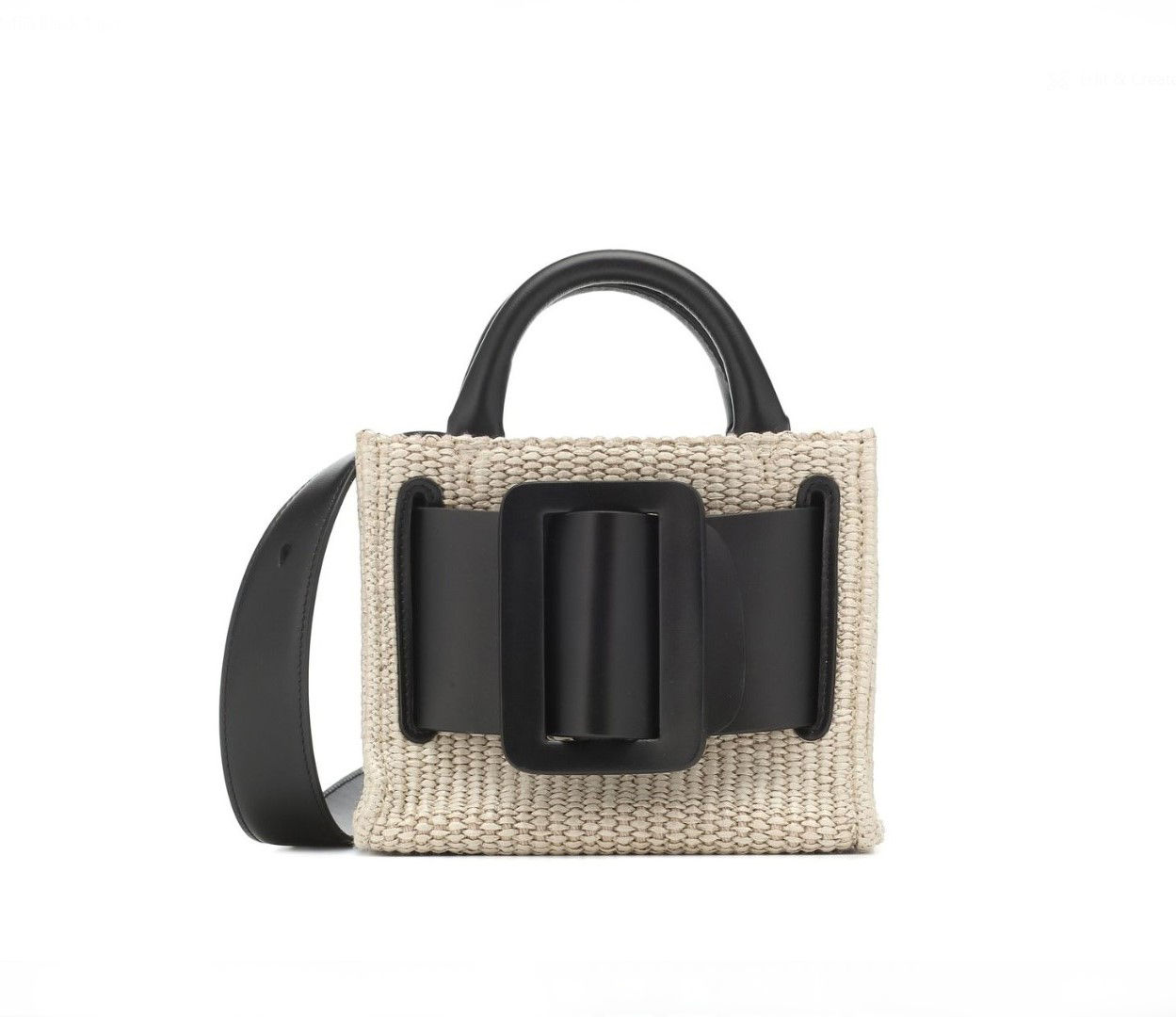 BOY010 : BOYY BOBBY 18 - Natural Raffia Black