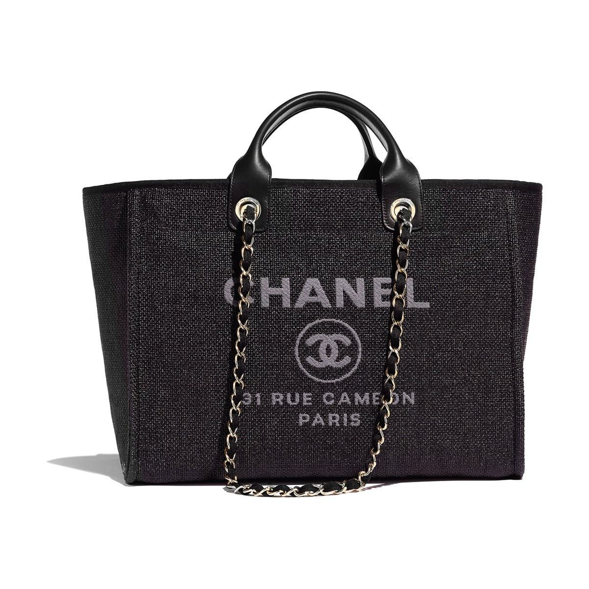CHA077 : CHANEL Large Tote Black