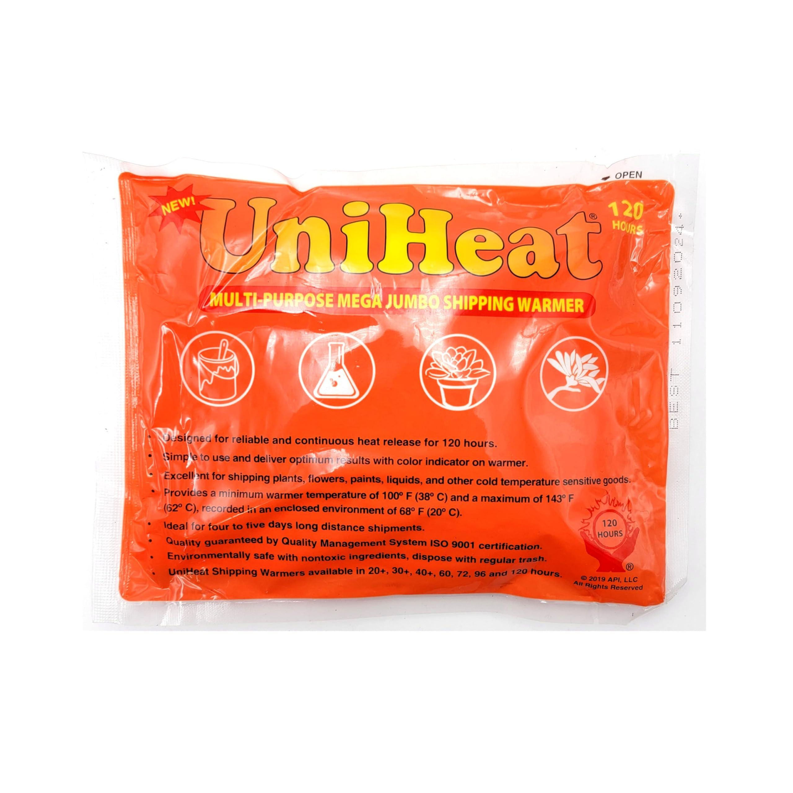 72 Hour Shipping Heat Pack - Cold Weather