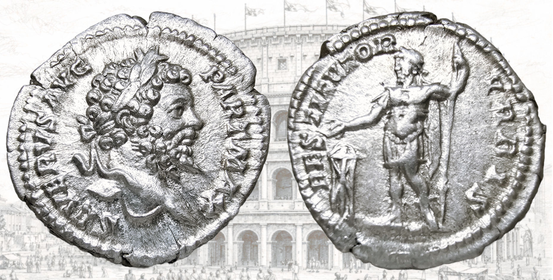 Denario de Septimio Severo. RIC IV Septimius Severus 167A. Septimio Severo