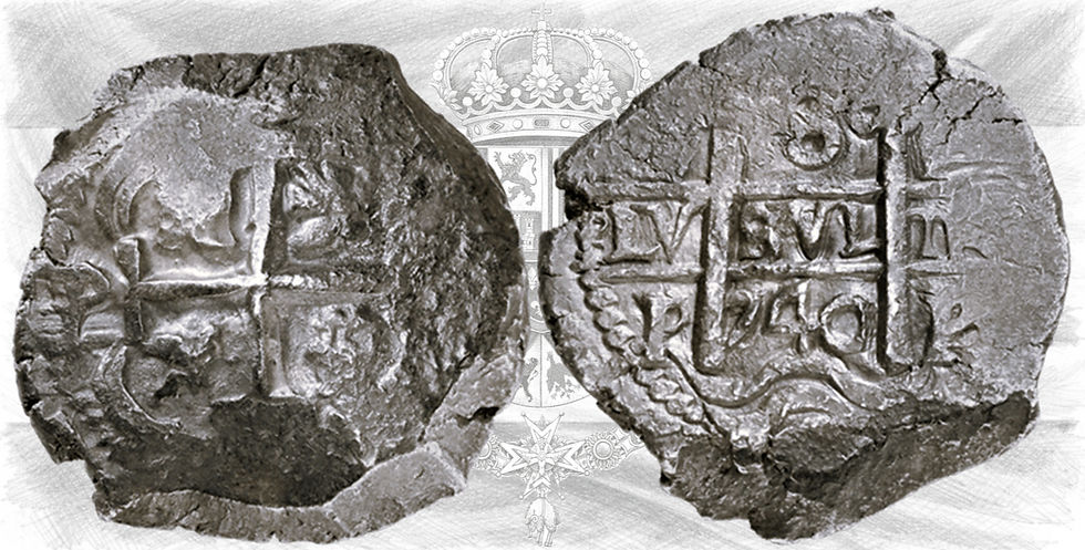 Real de 8 de Felipe V. 1740 Potosí P. Macuquina. 8 Reales.