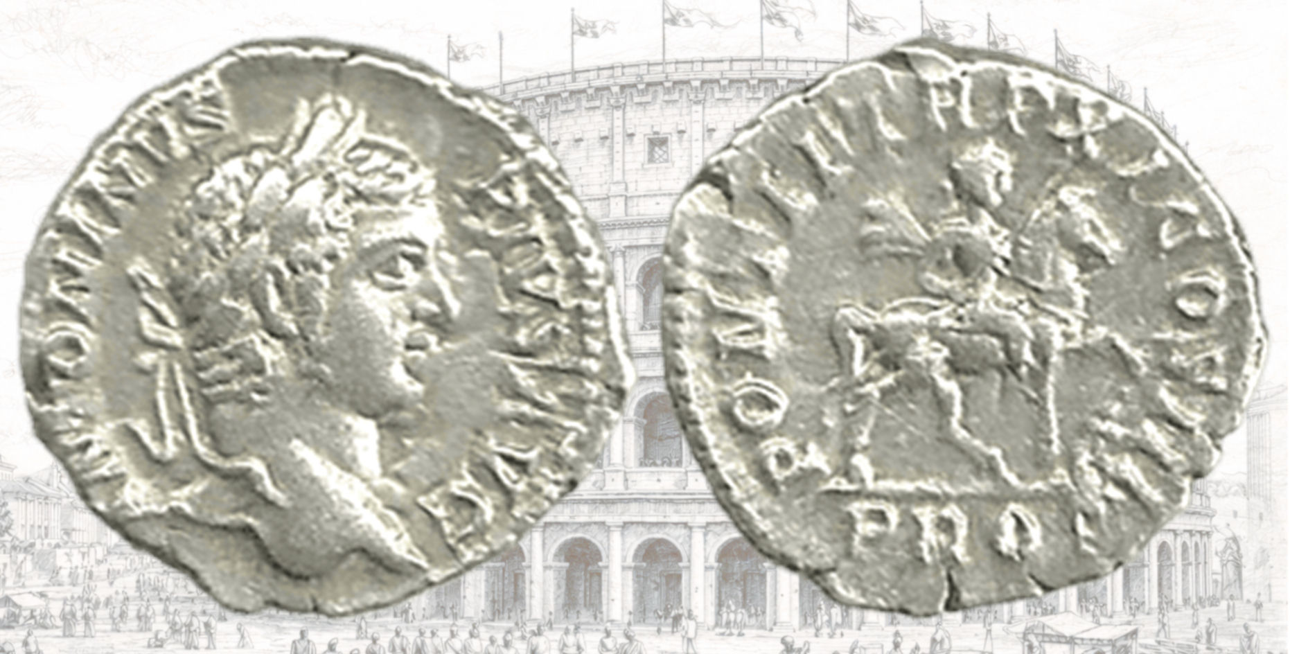 Denario de Caracalla. RIC IV Caracalla 108. PONTIF TR P XI COS III PROF. Caracalla, en traje militar, a caballo