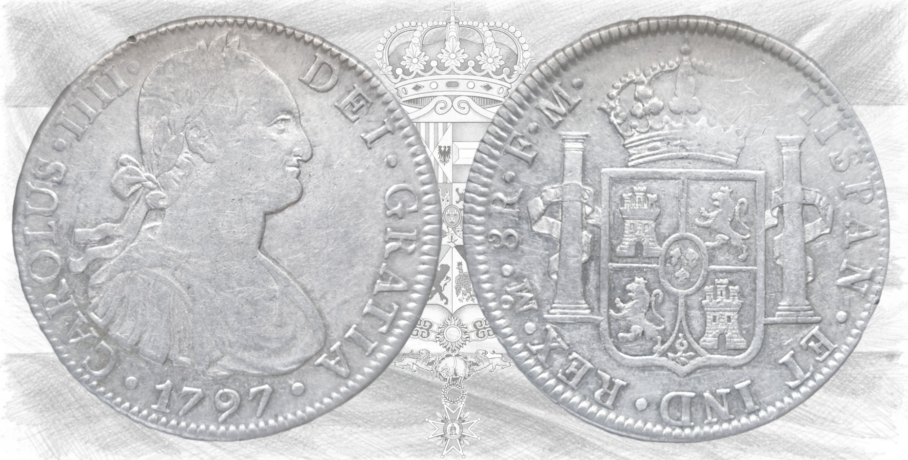 Carlos IV. 8 Reales, 1797 Méjico FM.