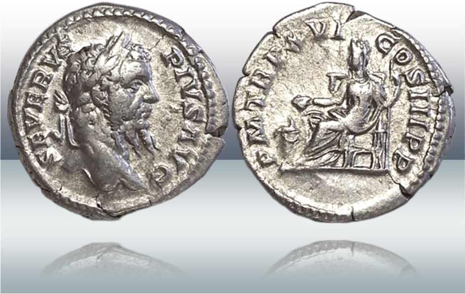 Denario de Septimio Severo. RIC IV Septimius Severus 221