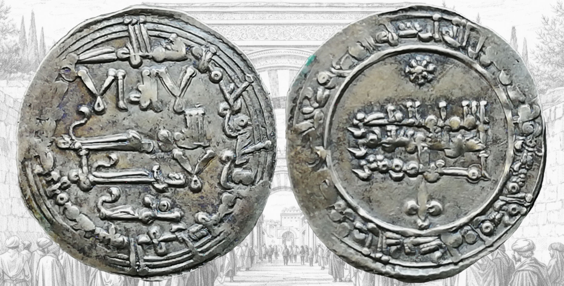 Dirhem de Abderrahman III. 338 H.