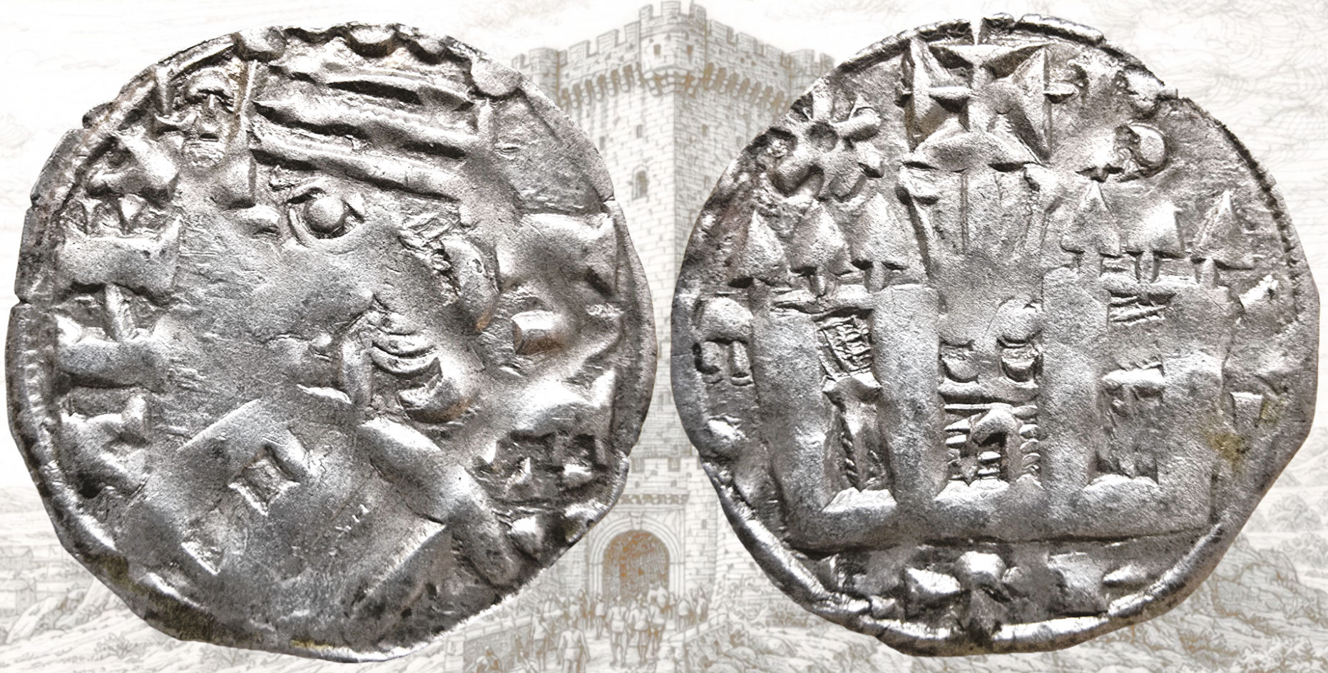 Alfonso VIII. Dinero. Burgos.