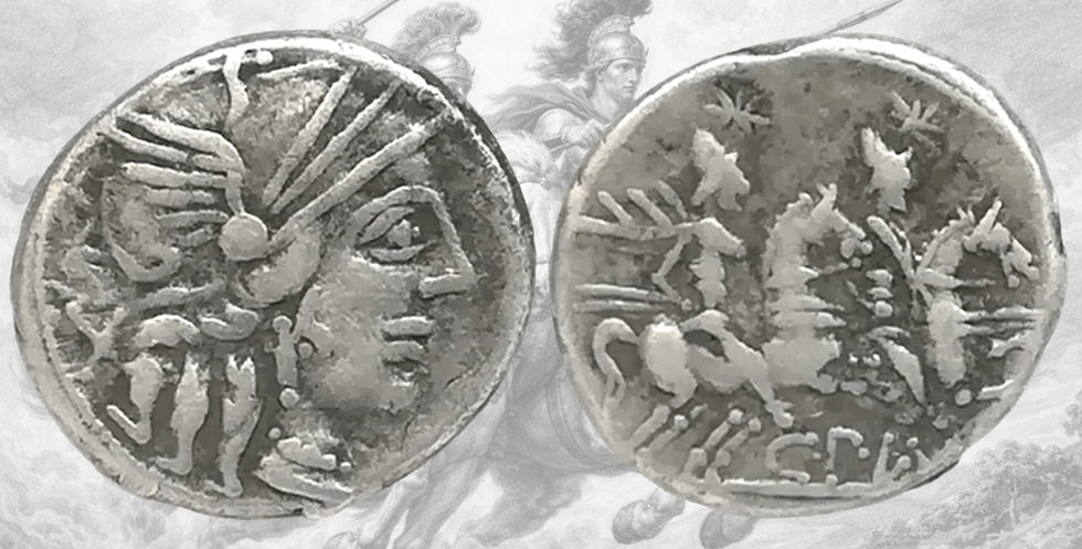 Denario Republica Romana. Denario Gens Plutia. Crawford 278/1. C. Plutius.