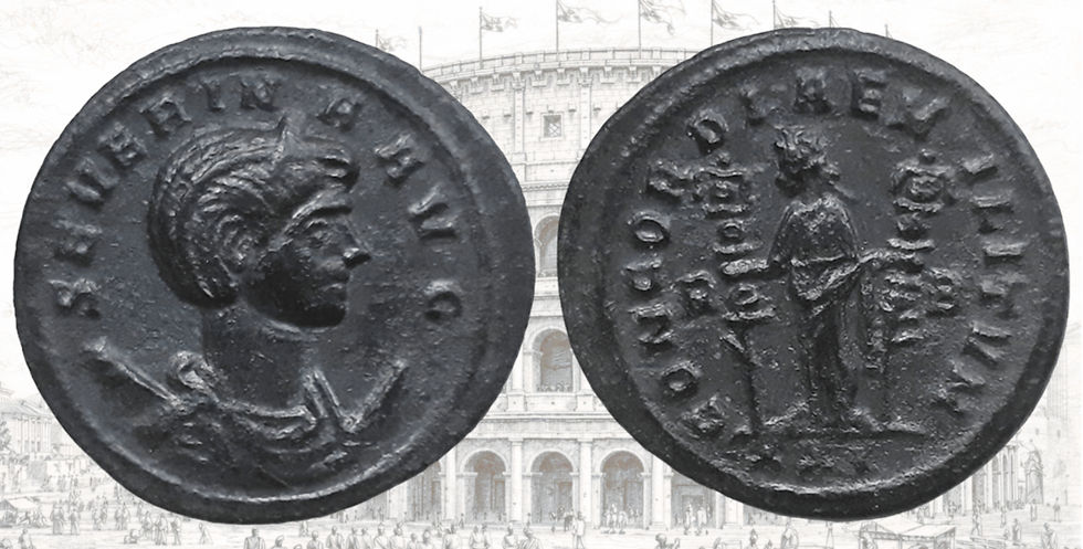 Severina. Antoniniano. RIC V Severina 4. Concordiae Militvm