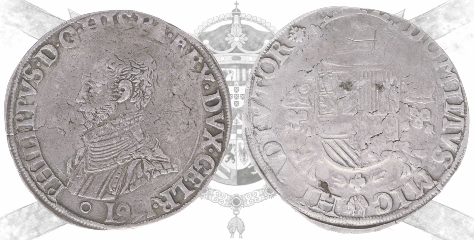 Felipe II.  1561. Nimega. 1 escudo. Ducado de Güeldres.