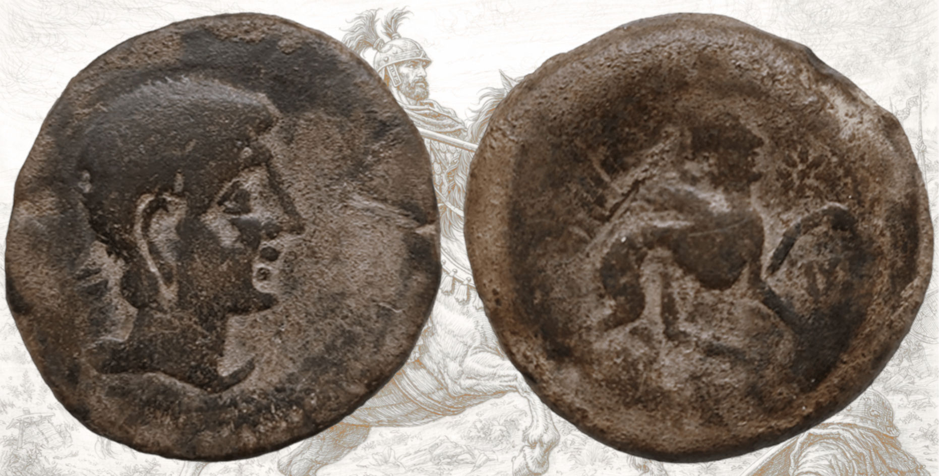 Castulo. As de Castulo. Kastilo. As de Kastilo. Serie pesada.