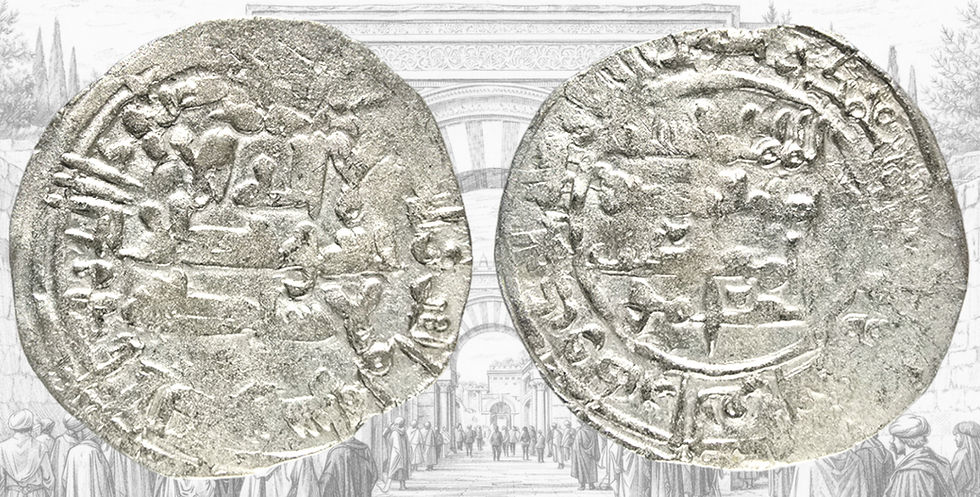 Miniatura: Dirham de Hisham II, 36[7]? H, Al Andalus