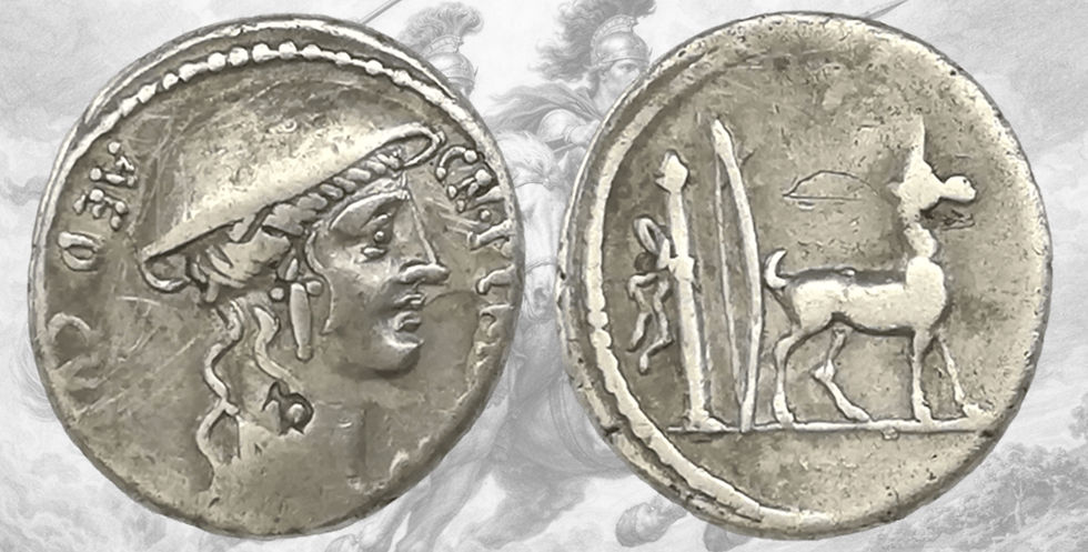 Denario Republica Romana. Denario Gens Plancia. Crawford 432/1. Cn. Placius.