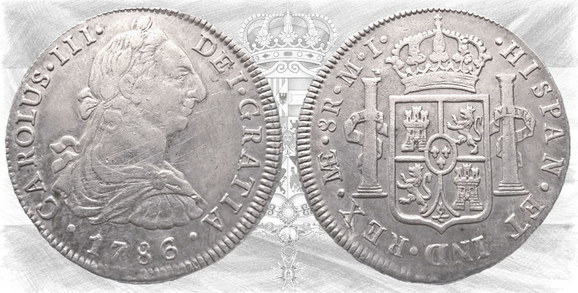 Carlos III. 8 Reales. 1786. Lima MI.