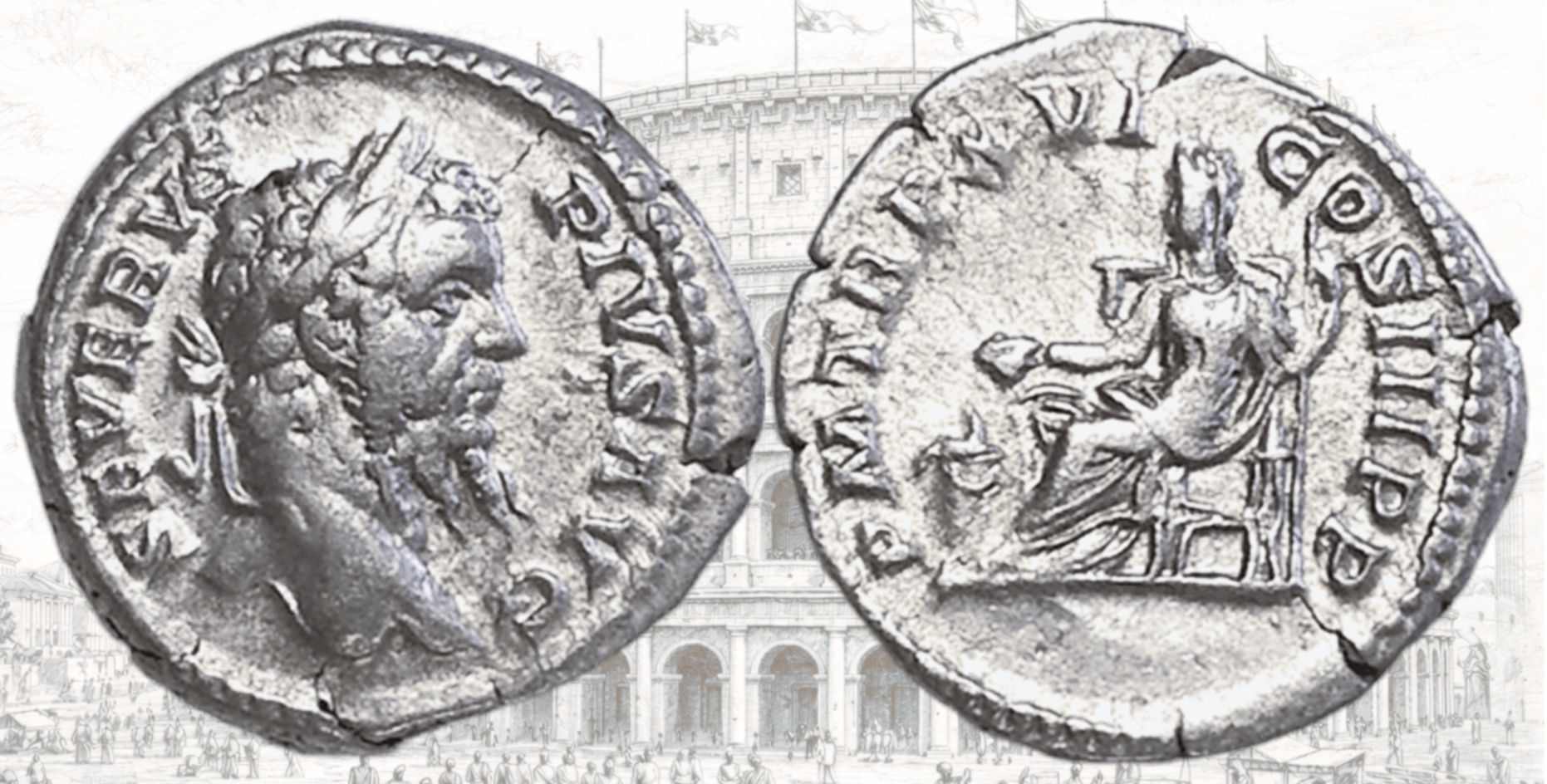 Denario de Septimio Severo. RIC IV Septimius Severus 221