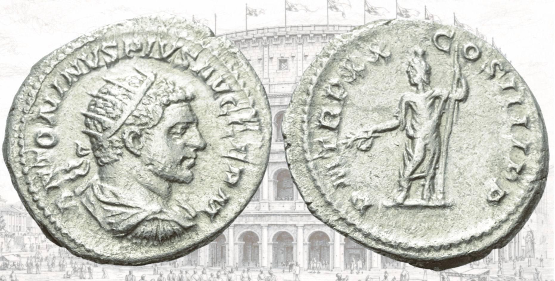 Antoniniano de Caracalla. RIC IV Caracalla 289F. Serapis.