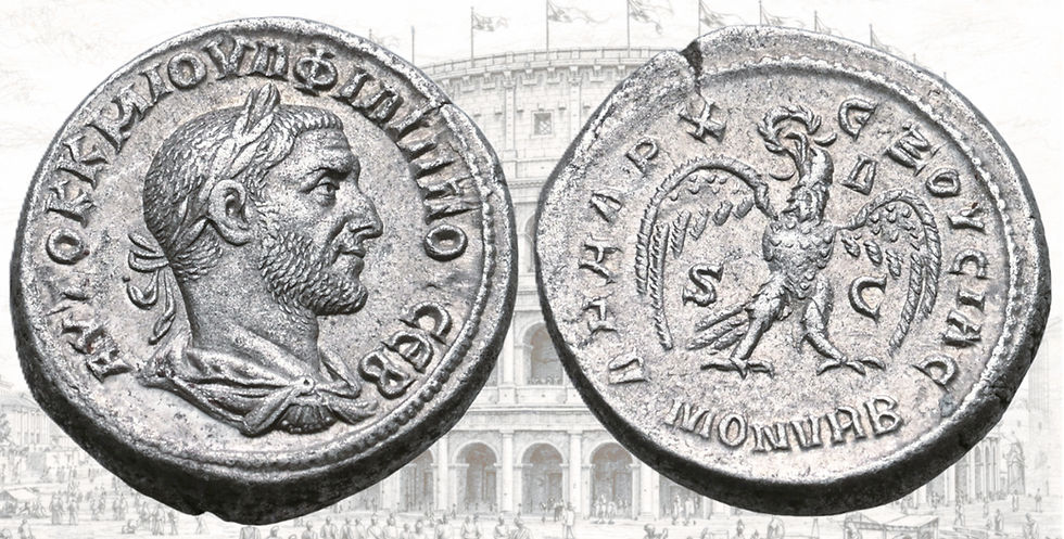 Tetradracma de Filipo I. Antioquía, Siria. Seleucis and Pieria