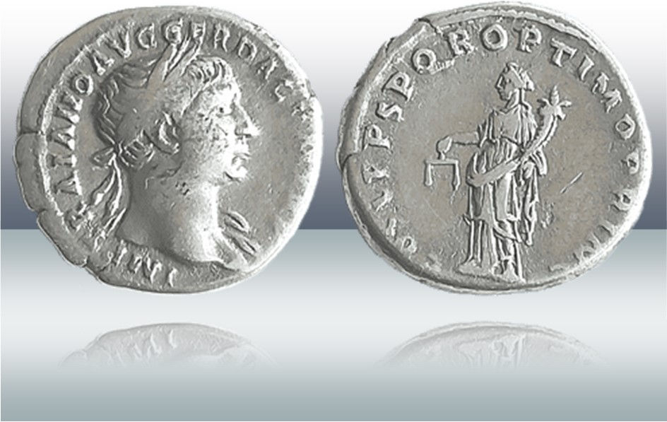 Denario de Trajano. RIC II Trajan 118. Aequitas