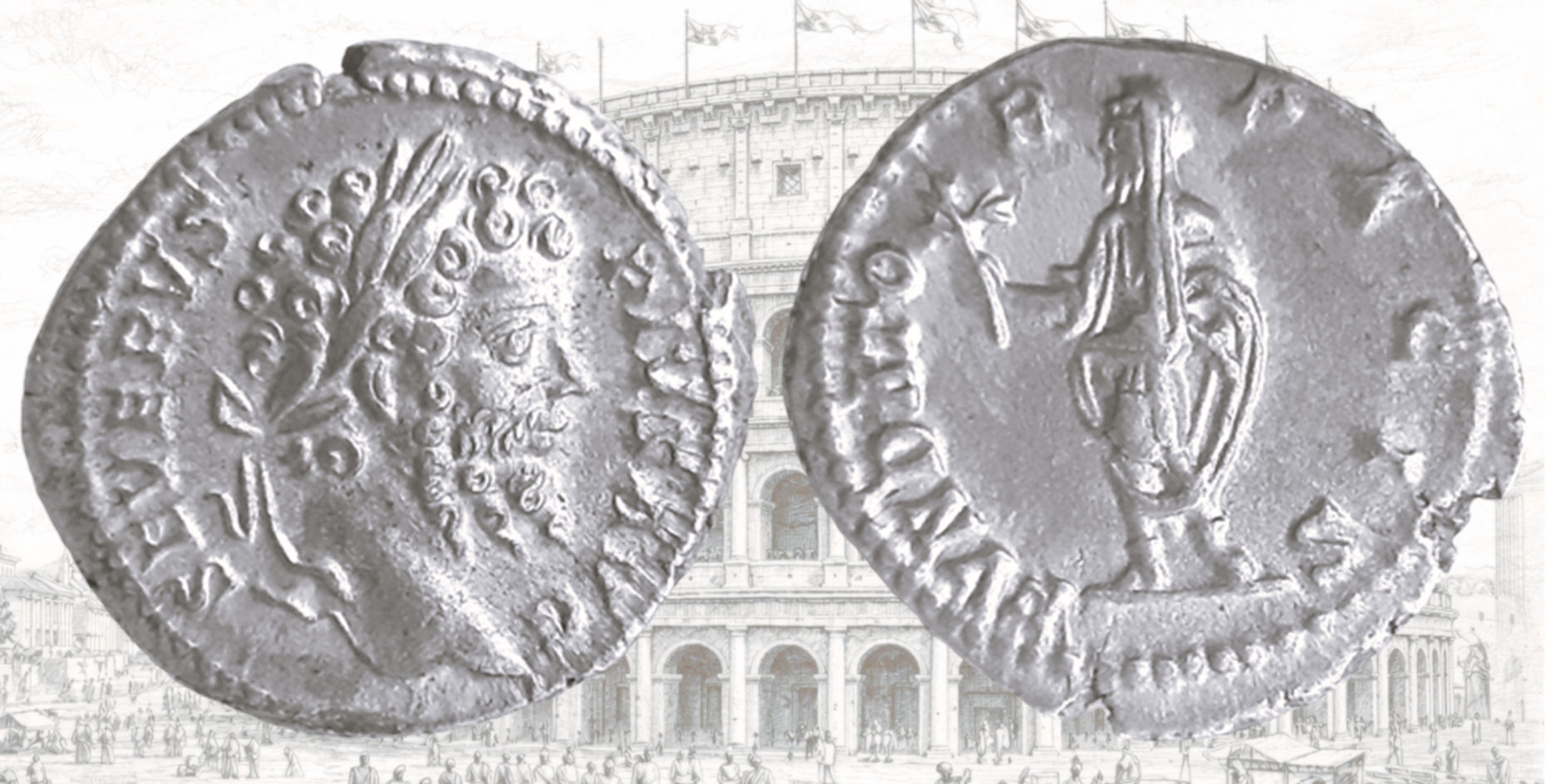 Denario de Septimio Severo. Fundator Pacis. RIC IV Septimius Severus 265