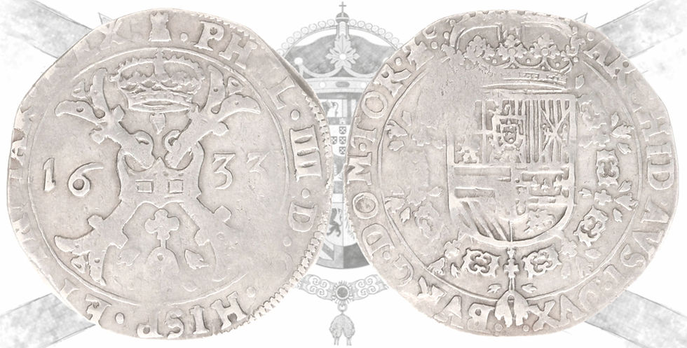 Felipe IV. 1 patagón. 1633. Tournai.