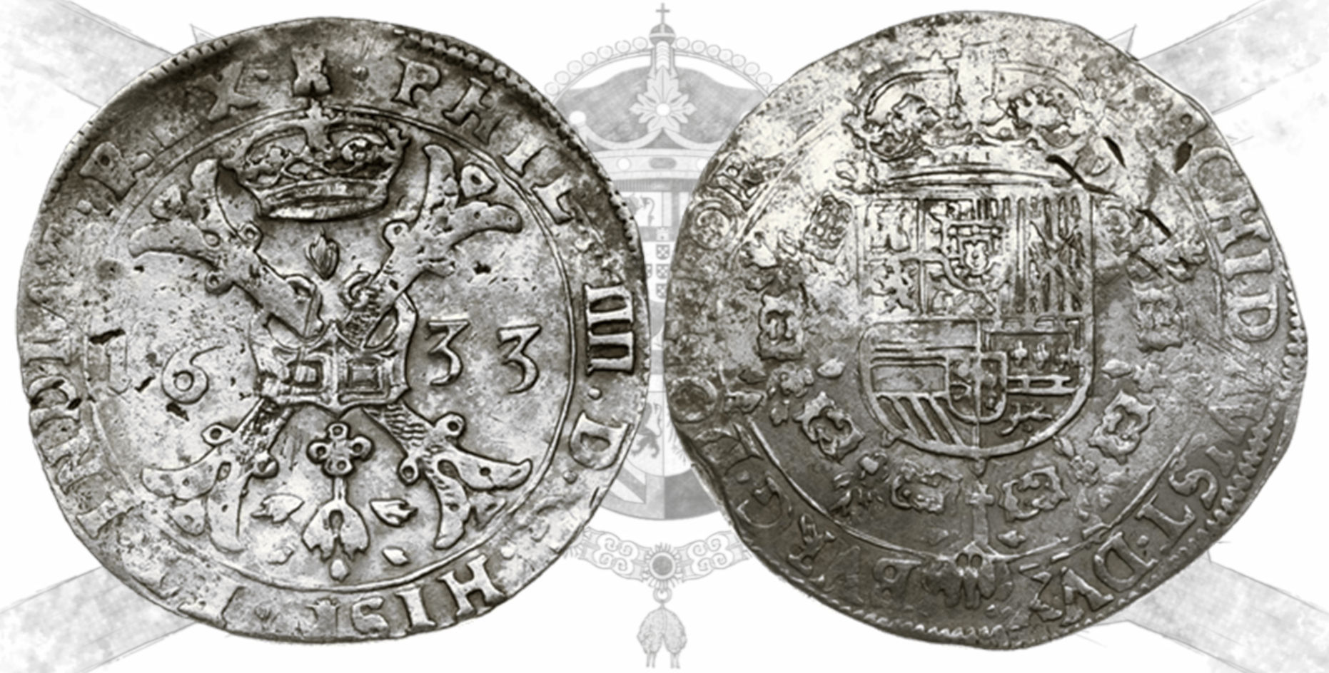 Felipe IV. 1 patagón. 1633. Tournai.