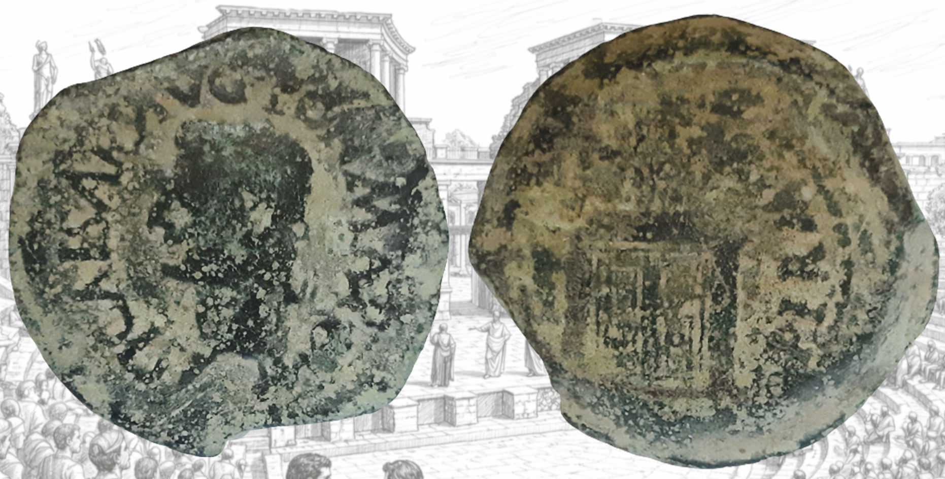 Emerita. As de Emerita. Mérida.