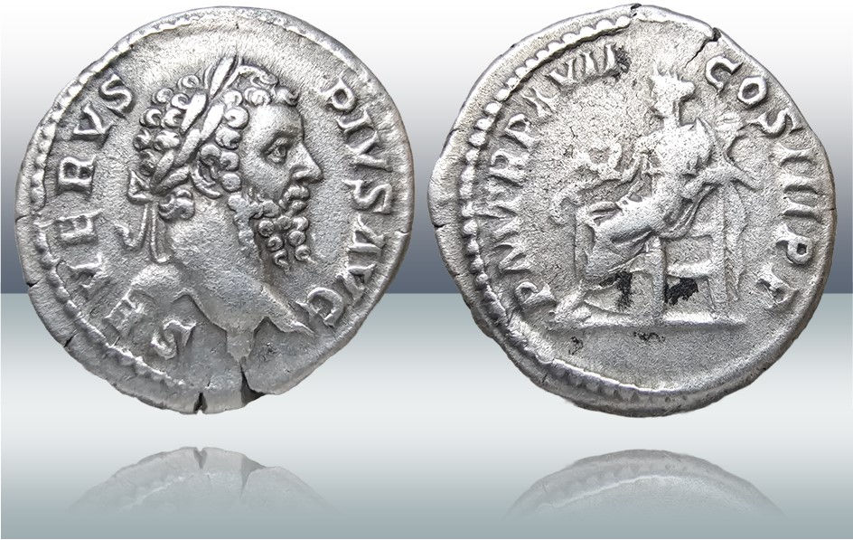 Denario de Septimio Severo. RIC IV Septimius Severus 230. Salus